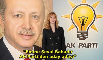 “Emine Şeval Bahadır AK Parti’den aday adayı”