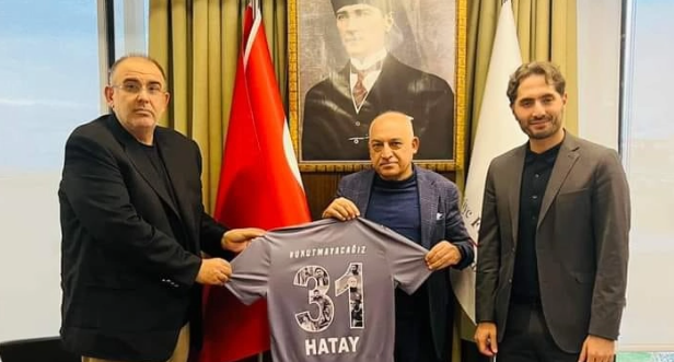 TFF Heyetinden Başkan Bolat’a anlamlı ziyaret