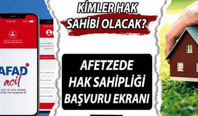 HAK SAHİPLİĞİ BAŞVURULARI BAŞLADI