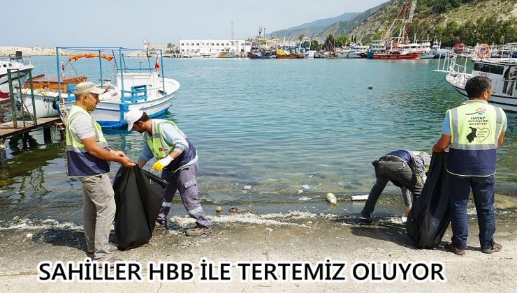 SAHİLLER HBB İLE TERTEMİZ OLUYOR