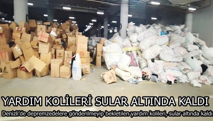 YARDIM KOLİLERİ SULAR ALTINDA KALDI