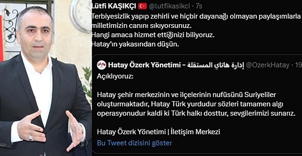 KAŞIKÇI: HATAY’IN YAKASINDAN DÜŞÜN