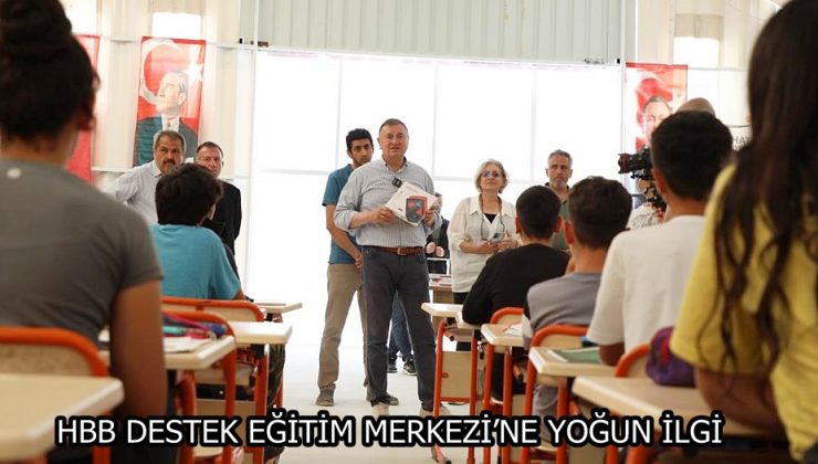 HBB DESTEK EĞİTİM MERKEZİ’NE YOĞUN İLGİ