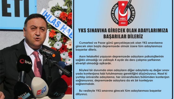 OTUZBİR: YKS SINAVINA GİRECEK OLAN ADAYLARIMIZA BAŞARILAR DİLERİZ