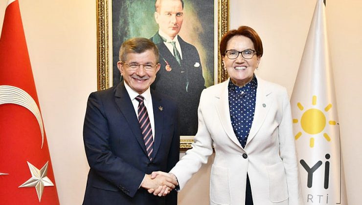 MERAL AKŞENER AHMET DAVUTOĞLU İLE GÖRÜŞTÜ