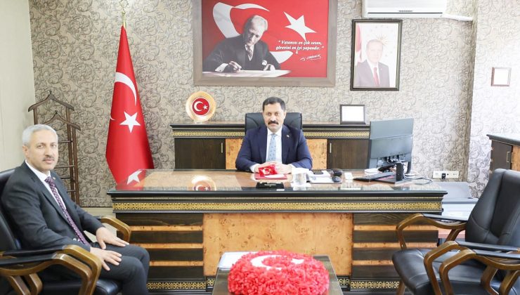 REKTÖR EREN’DEN VALİ MASATLI’YA ZİYARET