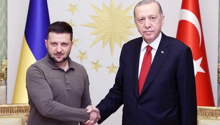 CUMHURBAŞKANI ERDOĞAN ZELENSKİY İLE GÖRÜŞTÜ