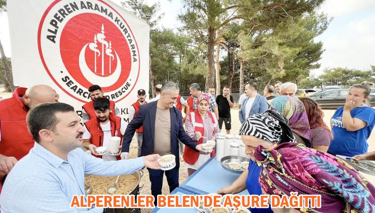 ALPERENLER BELEN’DE AŞURE DAĞITTI