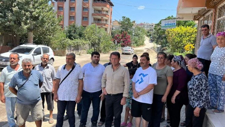 BAŞKAN ERYILMAZ VATANDAŞLARI YALNIZ BIRAKMADI