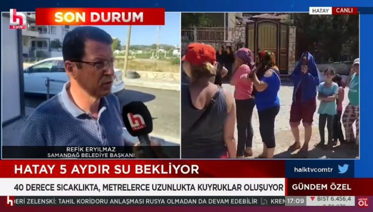 ERYILMAZ: SAMANDAĞ’A ÖRTÜLÜ AMBARGO UYGULANIYOR