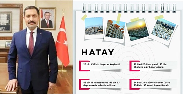 VALİ MASATLI: HATAY’A 4 MİLYAR TL HARCANDI