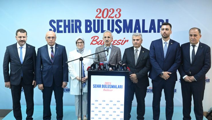 URALOĞLU: BALIKESİR ÇEVRE YOLUNU 2024’TE BİTİRMEYİ HEDEFLİYORUZ