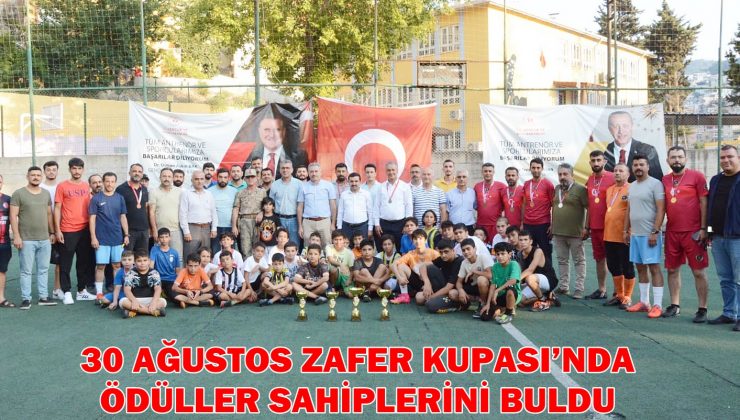 30 AĞUSTOS ZAFER KUPASI’NDA ÖDÜLLER SAHİPLERİNİ BULDU