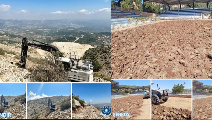 YAYLADAĞI’NDA MAHALLE YOLLARI GÜZELLEŞİYOR