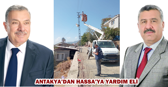 ANTAKYA’DAN HASSA’YA YARDIM ELİ