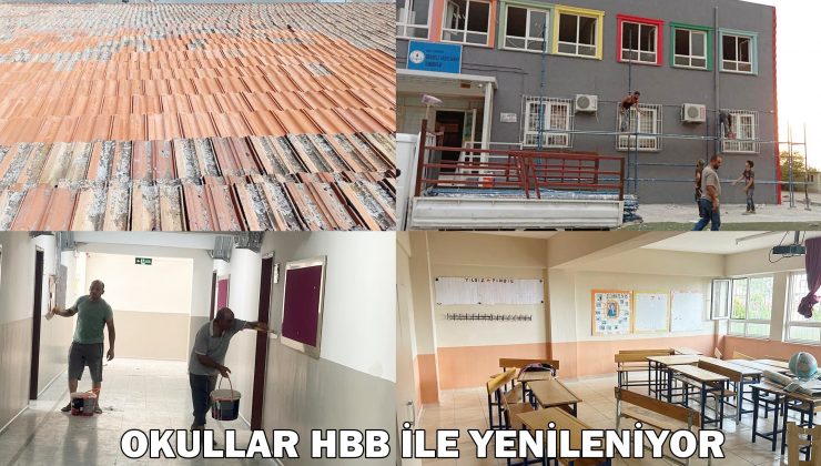 DEPREMDE HASAR GÖREN OKULLAR HBB İLE YENİLENİYOR