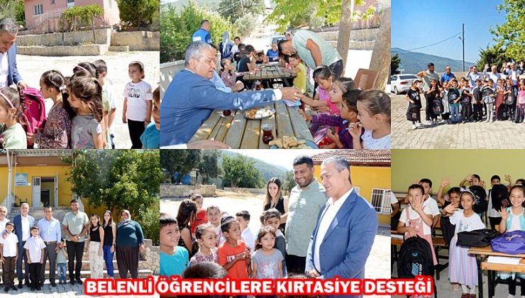BELENLİ ÖĞRENCİLERE KIRTASİYE DESTEĞİ