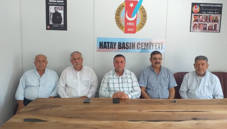 HATAY BASIN CEMİYETİ’NE ZİYARETLER DEVAM EDİYOR