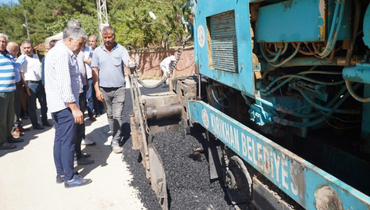 ALAN YAYLASININ YOLU KIRIKHAN BELEDİYESİ TARAFINDAN YAPILIYOR