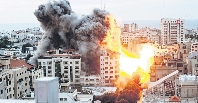 GAZZE’YE ATILAN BOMBA SAYISI AFGANİSTAN’I GEÇTİ!
