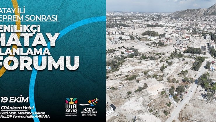 HBB’DEN ‘HATAY’I YENİDEN DÜŞÜNMEK’ ÇALIŞTAYI