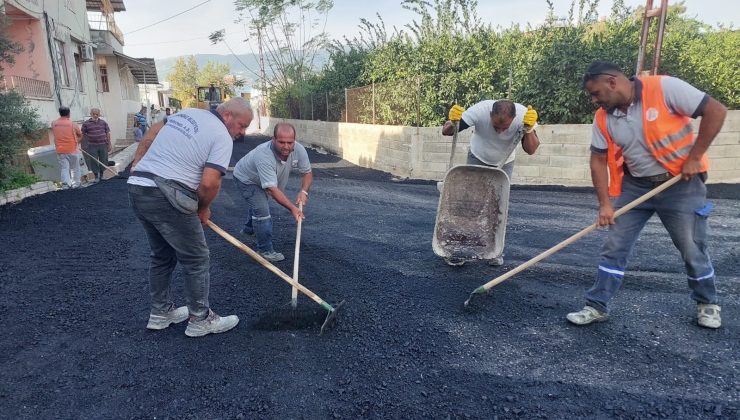 SAMANDAĞ BELEDİYESİ ASFALT SEFERBERLİĞİ BAŞLATTI