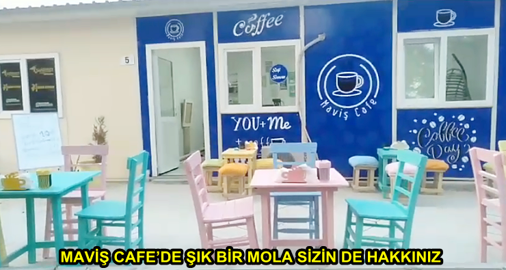 MAVİŞ CAFE’DE ŞIK BİR MOLA SİZİN DE HAKKINIZ