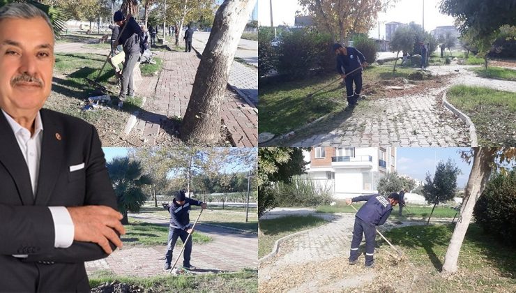 ANTAKYA BELEDİYESİ’NDEN YEŞİL ALANLARA KIŞ AYARI