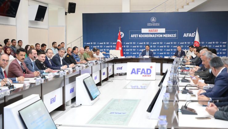 HATAY’DA ALINACAK KIŞ TEDBİRLERİ KARARLAŞTIRILDI