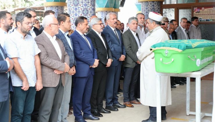 MİLLETVEKİLİ YAYMAN’IN KAYINPEDERİ DUALARLA UĞURLANDI