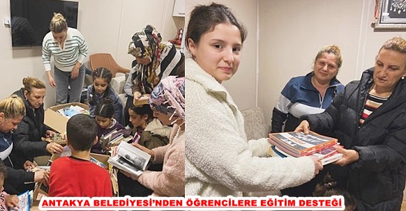 ANTAKYA BELEDİYESİ’NDEN ÖĞRENCİLERE EĞİTİM DESTEĞİ