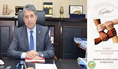 YAVUZ: ’10 ARALIK İNSAN HAKLARIGÜNÜ KUTLU OLSUN