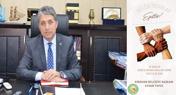 YAVUZ: ’10 ARALIK İNSAN HAKLARIGÜNÜ KUTLU OLSUN