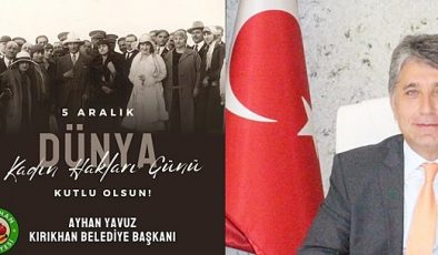 YAVUZ “KADIN HAKLARI AHLAK VE KÜLTÜR SORUNUDUR”