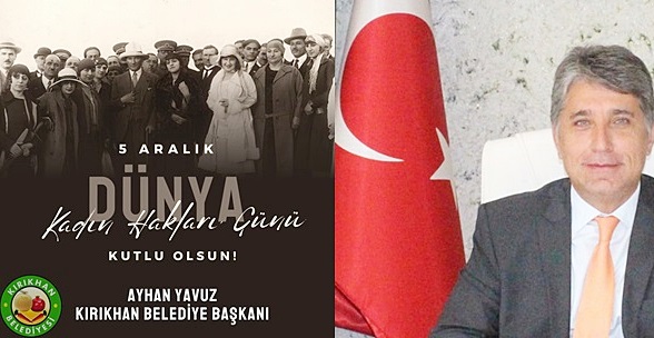 YAVUZ “KADIN HAKLARI AHLAK VE KÜLTÜR SORUNUDUR”