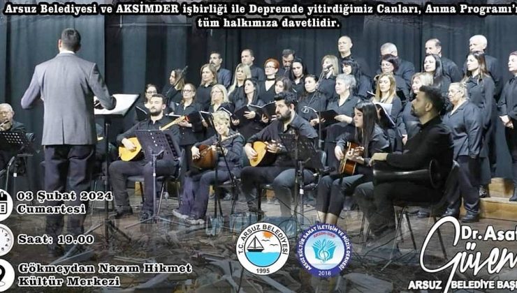 AKSİMDER 6 ŞUBAT’I UNUTMADI