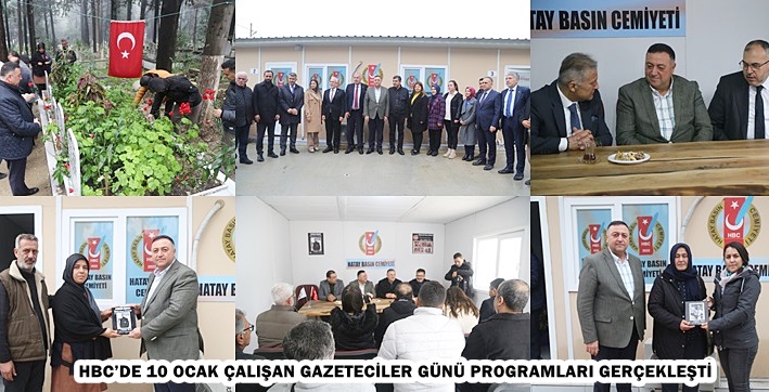 HBC’DE 10 OCAK ÇALIŞAN GAZETECİLER GÜNÜ PROGRAMLARI GERÇEKLEŞTİ
