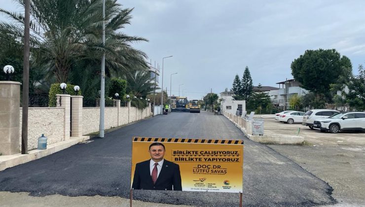 HBB’DEN KARAAĞAÇ VE SARIMAZI MAHALLELERİNE BETON ASFALT