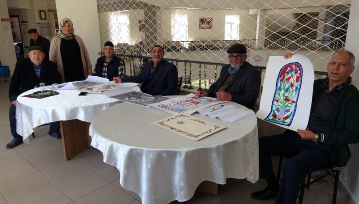 HATAYLI DEPREMZEDE, SANATINI YAŞLILARA ÖĞRETİYOR