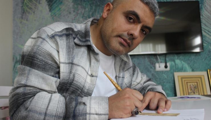 Hobi olarak başladığı tezhip sanatında çalışmalarıyla usta sanatçılara taş çıkarıyor
