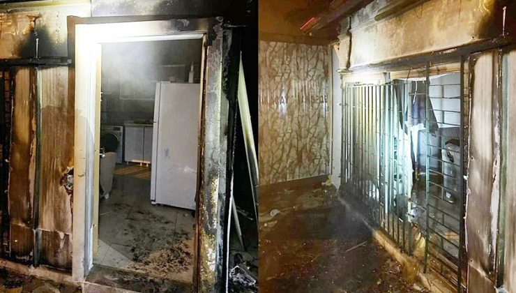 ANTAKYA’DA KONTEYNER YANGINI