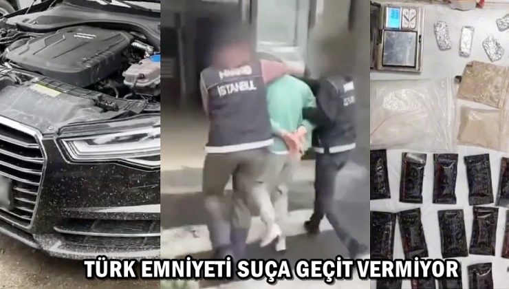 TÜRK EMNİYETİ SUÇA GEÇİT VERMİYOR