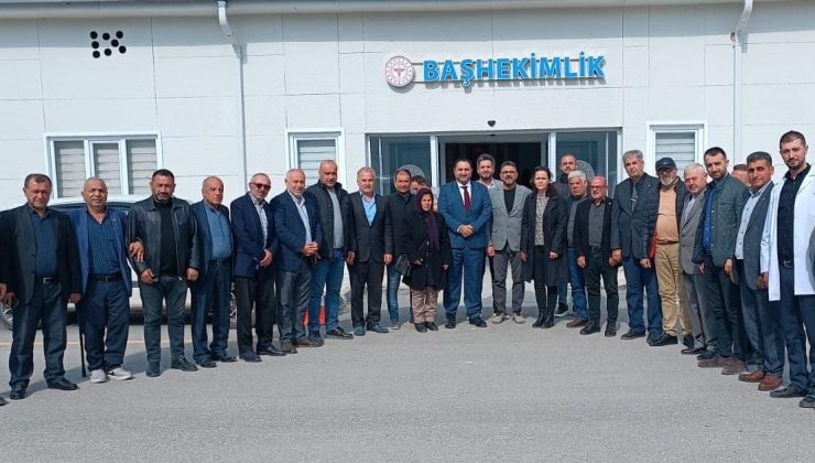 MUHTARLARDAN BAŞHEKİME ZİYARET