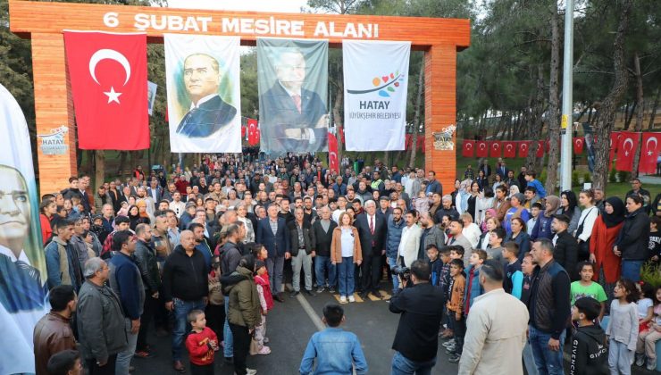 HBB’DEN KIRIKHAN’A “6 ŞUBAT MESİRE ALANI”