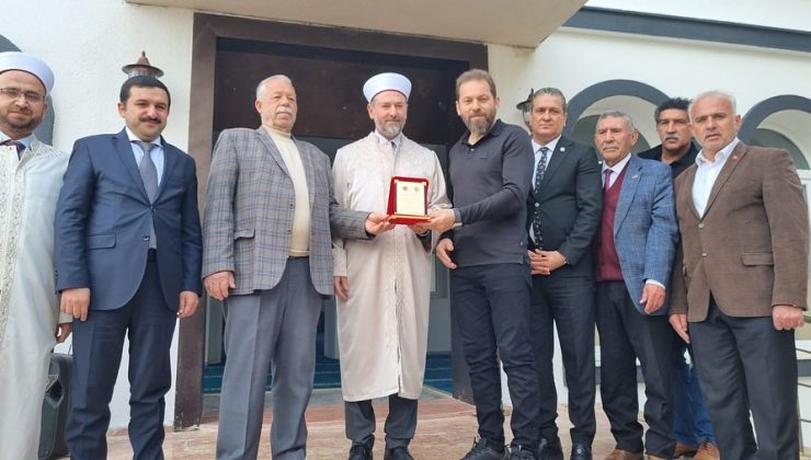 İSSUME CAMİ, DUALARLA İBADETE AÇILDI
