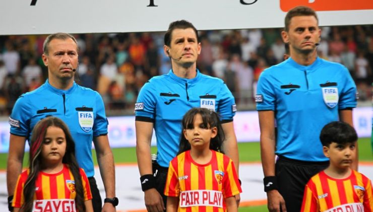 Kayserispor – Hatayspor maçını Halil Umut Meler yönetecek
