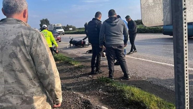 Tırla, motosiklet çarpıştı anne öldü, oğlu yaralandı