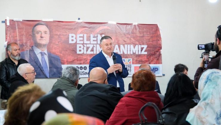 BAŞKAN SAVAŞ BELENLİ HEMŞEHRİLERİ İLE BULUŞTU