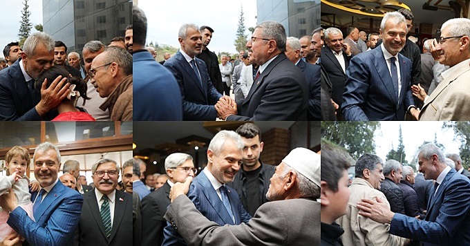 HBB BAŞKANI ÖNTÜRK, KIRIKHAN’DA HEMŞEHRİLERİYLE BAYRAMLAŞTI