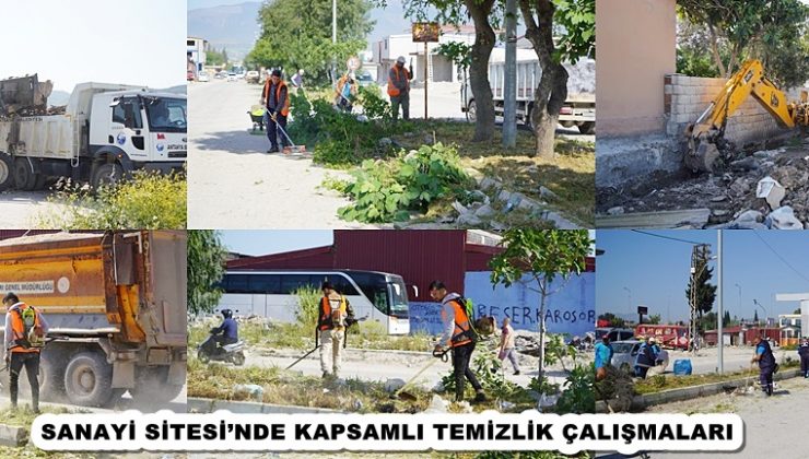 SANAYİ SİTESİ’NDE KAPSAMLI TEMİZLİK ÇALIŞMALARI